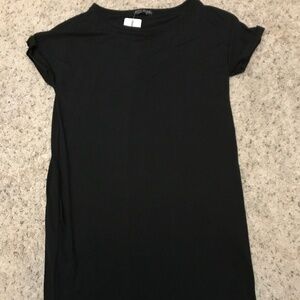 Classic black tshirt dress. New with tags. Size medium